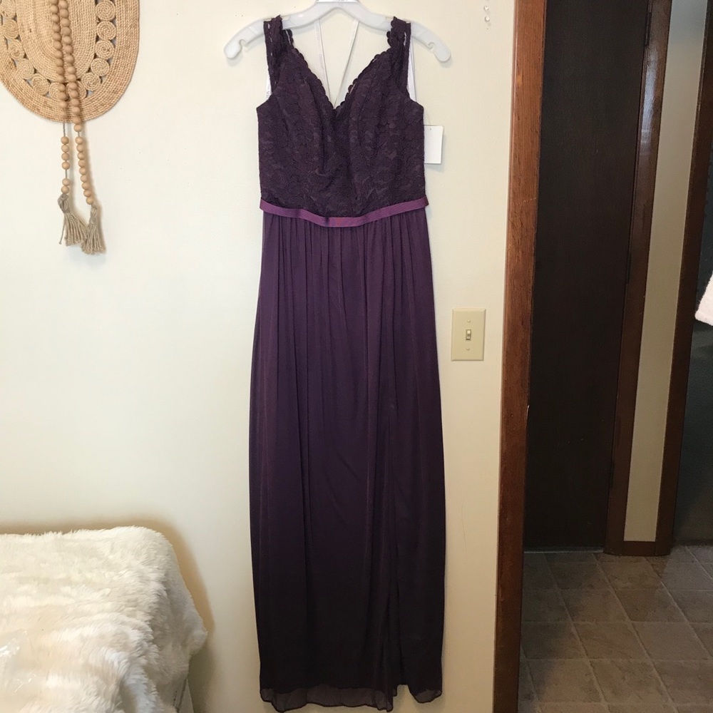 NWT David’s Bridal Lace Bridesmaid Dress Size 6 - Picture 4 of 16